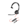 POLY BLACKWIRE 3310 MONAURAL M ICROSOFT TEAMS CERTIFIED USB-C HEADSET USB-C/A ADAPTER