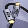 USP BoostUp Cafule Braided USB-C to USB-C (3.2 Gen2) Charge & Video Cable (1.5M) -Black,5A/100W PD,20Gbps,8K/60Hz,USB-C Compatib