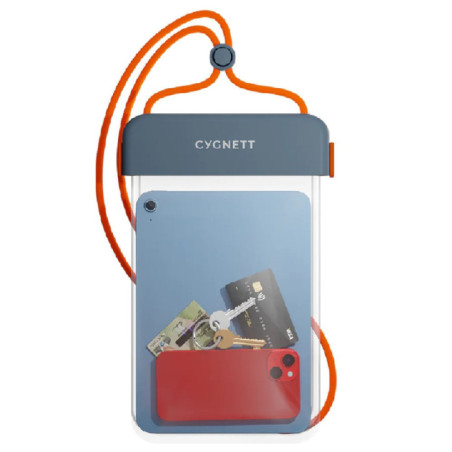 Cygnett AquaGuard Universal Waterproof Tablet Pouch - (CY4411CYWPP) Dust & Sand Protection,Fits Tablet up to 11',Adjustable lany