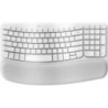 (LS) Logitech Ergo Series Wave Keys Wireless Ergonomic Keyboard (Off-white)
