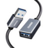 BENFEI 393GY-2M USB3.0 Male to Female Extension cable Nylon Braided 2M