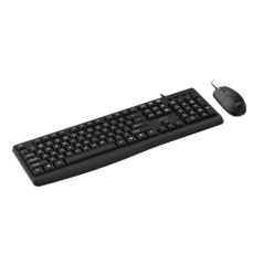 AOC KM170B/97 Wired Home & Office Keyboard + Mouse Combo 1.5M cables Black