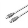 Cygnett Armoured Lightning to USB-C (2.0) Cable (1M) -White(CY4668PCCCL),30W,Braided, 480Mbps Transfer, Fast Charge iPhone/iPad,