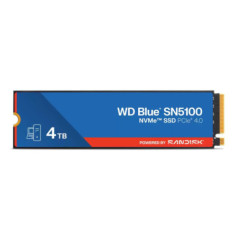 Western Digital WD Blue SN5100 NVMeâ¢ SSD - 4TB, M.2 2280, PCIe Gen4, Read 6900MB/s, Write 6700MB/s, 900K/1100K IOPS, TBW 1200,
