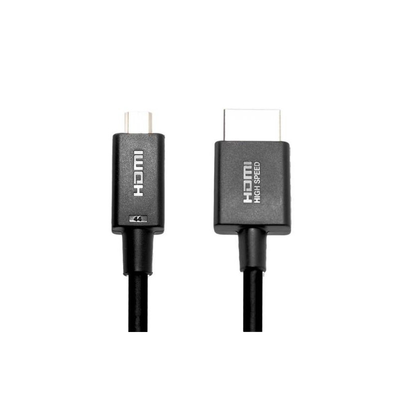Oxhorn HDMI to Micro HDMI Cable 1.8m - 1.4v 19 (+1) pins A Male to D Male 34AWG, 100% copper wire, OD4.2mm RoHS