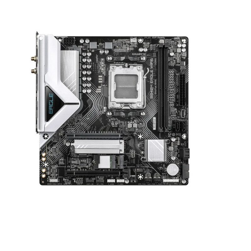 B840M EAGLE ,AMD AM5 B850, Ryzen 7000/8000/9000, 4xDDR5 256GB EXPO/XMP, PCIe 5.0 x16, 2xM.2, 4xSATA, 2.5GbE LAN, Wi-Fi 6E, HDMI,