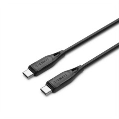 Cygnett Essentials USB-C to USB-C (2.0) Cable (2M) - Black (CY4693PCTYC), 3A/60W, 480Mbps, Turbo Charge, Best for Laptop, 2 Year