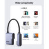 BENFEI 000413GY USB-C to USB-C Audio Headphone + Data Transfer and Charging Adapter