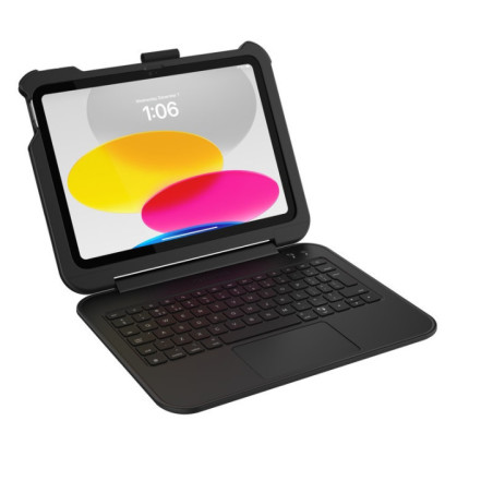 OtterBox Achiever 360 Apple iPad (11') (A16) (11th Gen) / iPad (10.9') (10th Gen) Keyboard with Case (English) Black - (77-97885