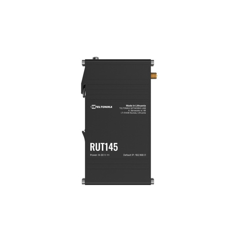 Teltonika RUT145 Industrial RS485 Router, Wi-Fi & Ethernet Connectivity, Industrial Data Collection-Ready with RMS Support, PSU 