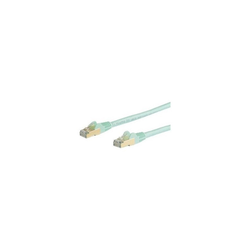 STARTECH 5M CAT6A ETHERNET CABLE - 10 GIGABIT SHIELDED SNAGLESS RJ45 100W POE PATCH CORD -