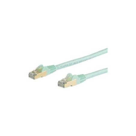 STARTECH 5M CAT6A ETHERNET CABLE - 10 GIGABIT SHIELDED SNAGLESS RJ45 100W POE PATCH CORD -