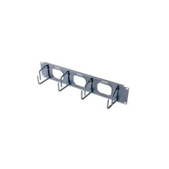 APC (AR8428) 2U HORIZONTAL CABLE ORGANIZER W/ PASS-THRU BLACK