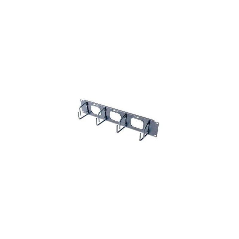 APC (AR8428) 2U HORIZONTAL CABLE ORGANIZER W/ PASS-THRU BLACK