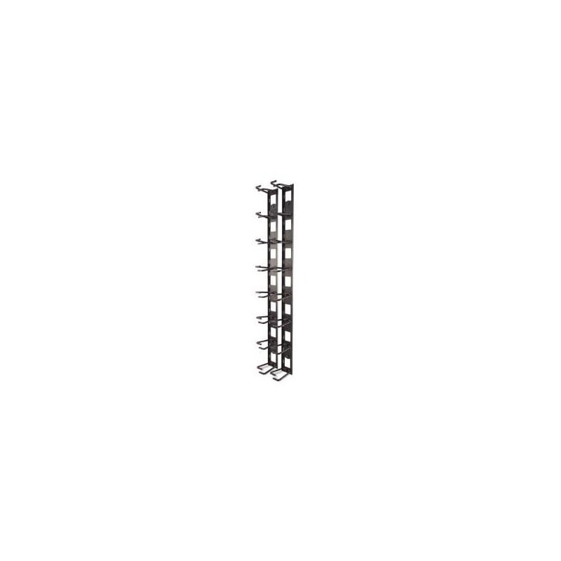 APC (AR8442) VERTICAL CABLE ORGANIZER, 8 CABLE RINGS, ZERO U(SET OF 2)