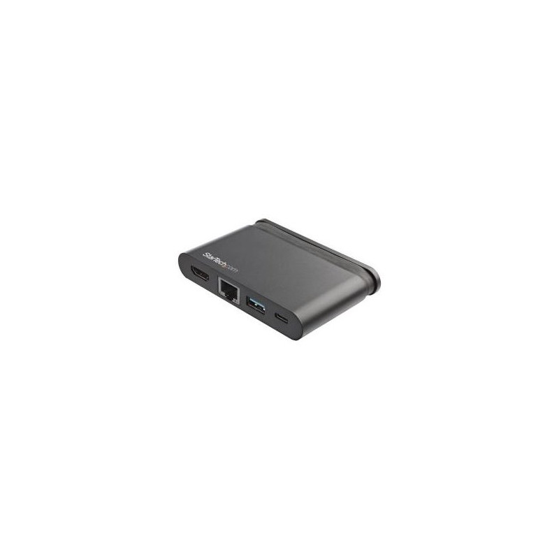 STARTECH USB-C (T/BOLT3) MULTIPORT ADAPTER, 4K, HDMI, USB, RJ45, SINGLE DISPLAY, 92W, 3YR