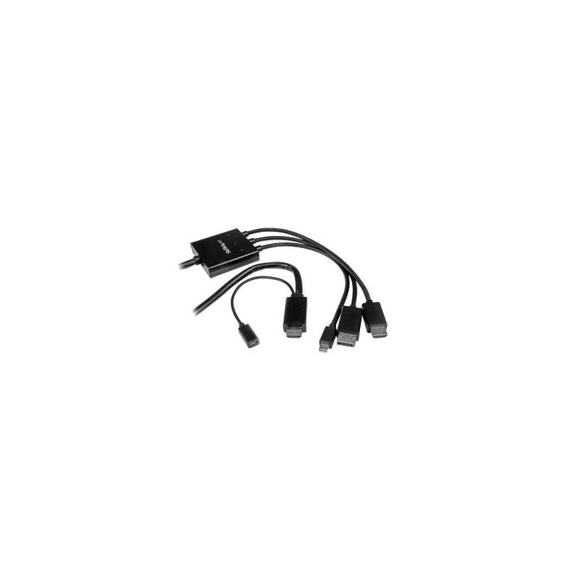 STARTECH 6FT HDMI DP OR mDP TO HDMI ADAPTER CABLE 2YR