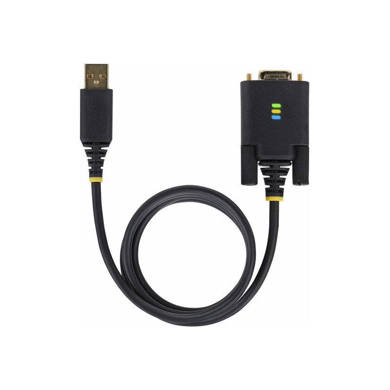 STARTECH 10FT (3M) USB TO NULL MODEM SERIAL ADAPTER CABLE, INTERCHANGEABLE DB9 SCREWS/NUTS