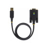 STARTECH 10FT (3M) USB TO NULL MODEM SERIAL ADAPTER CABLE, INTERCHANGEABLE DB9 SCREWS/NUTS