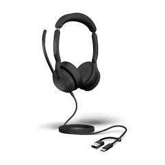 JABRA EVOLVE2 50 CORDED MS STEREO ANC HEADSET, USB-C/A WITH BLUETOOTH (REQ USB CONNECTION)