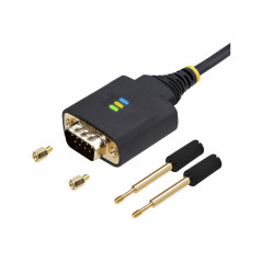 STARTECH 13FT (4M) 2-PORT USB TO SERIAL ADAPTER CABLE, INTERCHANGEABLE DB9 SCREWS/NUTS, CO
