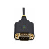 STARTECH 13FT (4M) 2-PORT USB TO SERIAL ADAPTER CABLE, INTERCHANGEABLE DB9 SCREWS/NUTS, CO