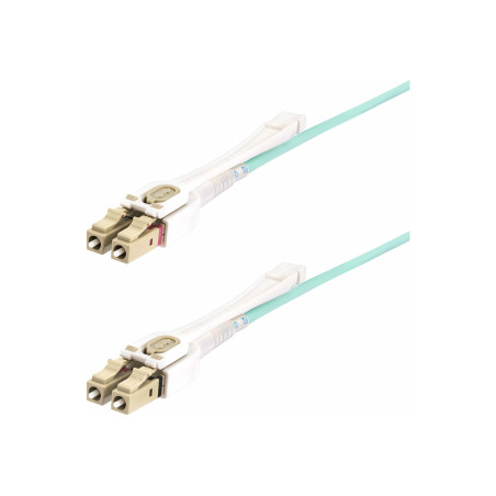 STARTECH 10M LC/LC-UPC OM4 MULTIMODE FIBER CABLE, PUSH PULL TABS, 50/125, 100G, LTW