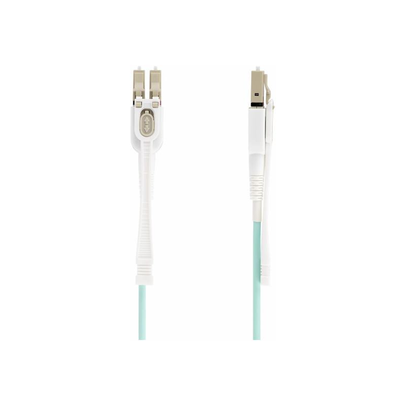 STARTECH 5M LC/LC-UPC OM4 MULTIMODE FIBER CABLE, PUSH PULL TABS, 50/125, 100G, LTW