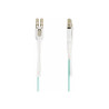 STARTECH 5M LC/LC-UPC OM4 MULTIMODE FIBER CABLE, PUSH PULL TABS, 50/125, 100G, LTW