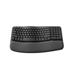 LOGITECH WAVE KEYS FOR BUSINESS ERGONOMIC KEYBOARD, LOGIBOLT, BLUETOOTH, GRAPHITE, 3Y WTY