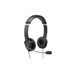 KENSINGTON K97603WW HI-FI NOISE CANCELLING HEADPHONE WITH MIC, 6FT CABLE, 2YR