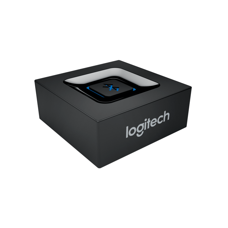 LOGITECH BLUETOOTH AUDIO RECEIVER,WIRELESS STREAMING, 3.5MM(1), RCA(1), BLACK,1YR WTY