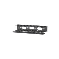 APC (AR8600A) HORIZONTAL CABLE MANAGER, 2U X 4" DEEP, SINGLE-SIDED W COVER