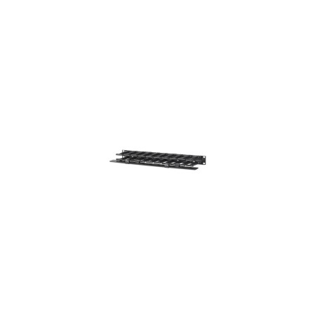 APC (AR8602A) HORIZONTAL CABLE MANAGER, 1U X 4" DEEP, SINGLE-SIDED W COVER