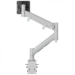ATDEC FORTIS HEAVY DUTY DYNAMIC MONITOR ARM WITH HD F-CLAMP, SILVER