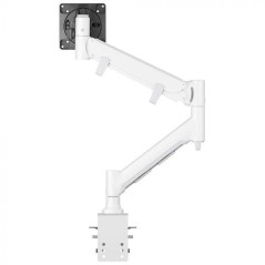 ATDEC FORTIS HEAVY DUTY DYNAMIC MONITOR ARM WITH HD F-CLAMP, SILVER