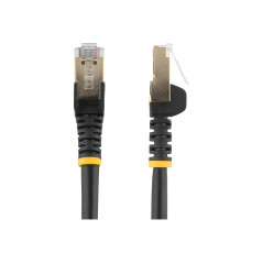 STARTECH 1M CAT6A ETHERNET CABLE - 10GbE STP SNAGLESS 100W POE BLACK, LTW