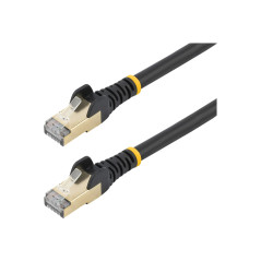 STARTECH 1M CAT6A ETHERNET CABLE - 10GbE STP SNAGLESS 100W POE BLACK, LTW