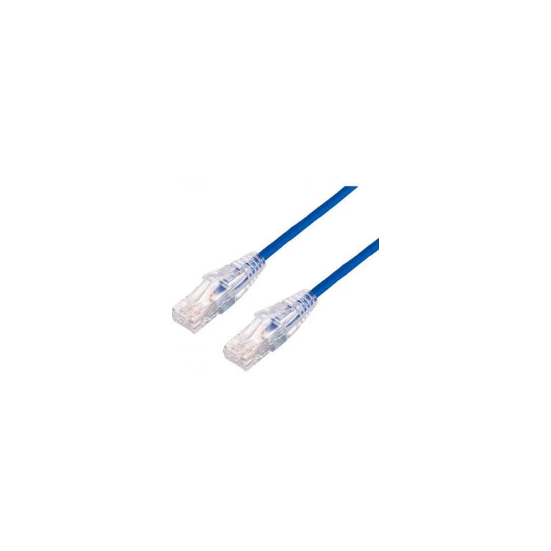 CAT6A CABLE 1M, 3.8MM DIAMETER, 10 GBPS, 28AWG, 3YR Cat6a-1m-Slim-3.8mm