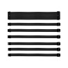 COOLER MASTER BLACK SLEEVED COLORED EXTENSION CABLE KIT, 30CM LENGTH, PVC SLEEVING, 16AWG