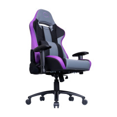 COOLER MASTER GAMING CHAIR PURPLE, ULTRA COMFORTABLE HEAD AND LUMBAR PILLOWS