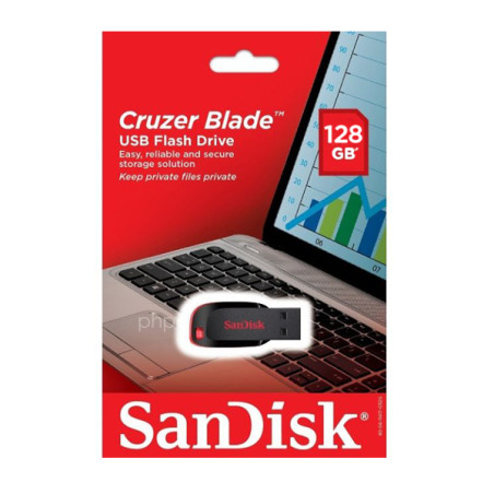 128GB Sandisk Cruzer Blade CZ50 USB Flash Drive