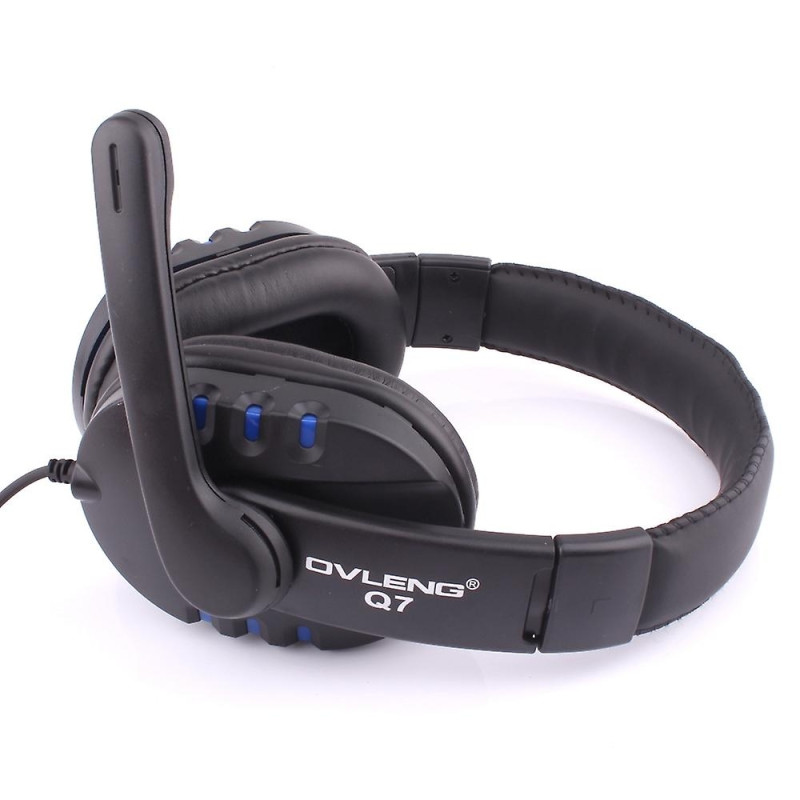OVLENG USB Computer Headphones with Mic and Volume Control