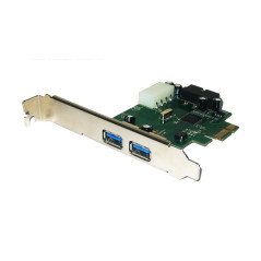4 Port USB3.0 PCI-E Card (2 Ext + Dual Port Internal Connector)