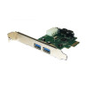 4 Port USB3.0 PCI-E Card (2 Ext + Dual Port Internal Connector)