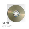 CD-DVD Clear PVC Sleeve Hold 1 Disc (100PCS/Pack)