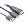 MHL Micro USB 11 Pin to HDMI Adapter Cable – 2M