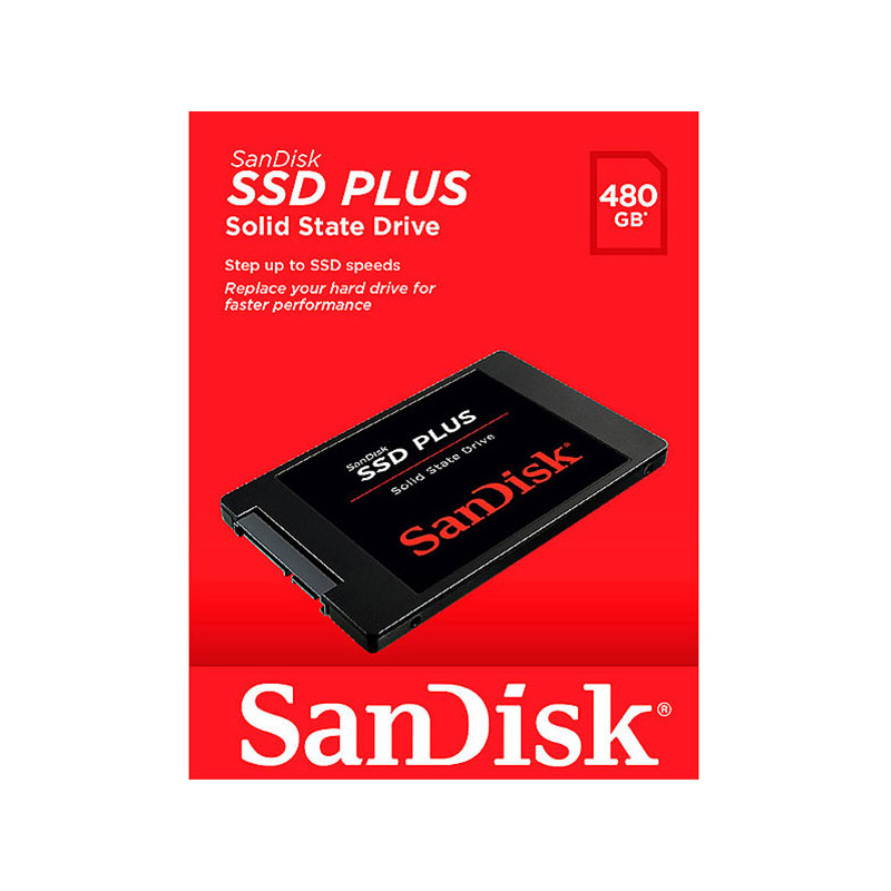 SanDisk 480GB SSD Plus 2.5 inch SATA III SSD
