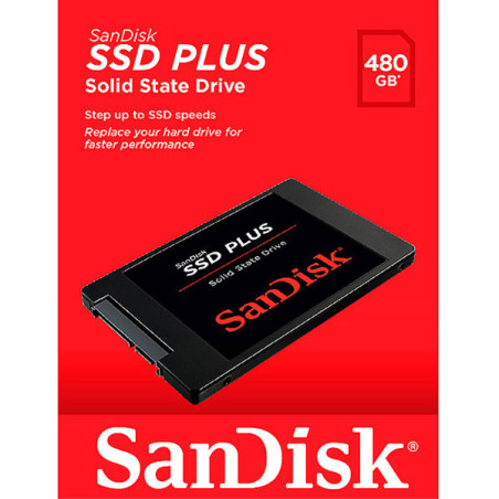 SanDisk 480GB SSD Plus 2.5 inch SATA III SSD