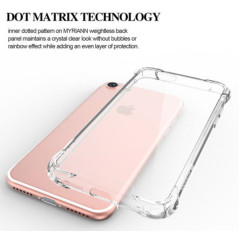 iPhone 7 Shockproof Slim Soft Bumper Hard Back Case Cover Clear